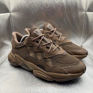 Size 10 Adidas Ozweego Earth Strata Dark Brown Lace‎ Up Womens Sneakers IG4184